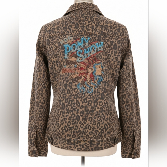 Cowgirl Tuff Jackets & Blazers - Cowgirl Tuff Leopard Print Jacket